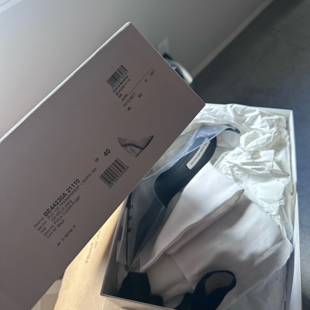 Victoria Beckham Clear Heels NWT 110 PVC pumps - Picture 5 of 10